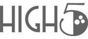 logo of high5 grey color