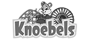 logo of knoebels grey color