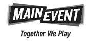 logo of main event - together we play in grey color